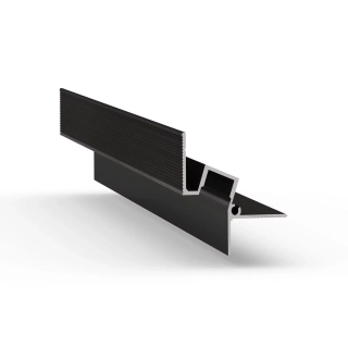 Теневой профиль потолочный GIPS под подсветку, без покрытия, размер (43.8*44.1*3000мм) отступ 19мм