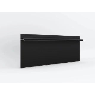 Скрытый плинтус LACONISTIQ STRONG усиленный, Чёрный матовый (80 х13,1х3000мм)