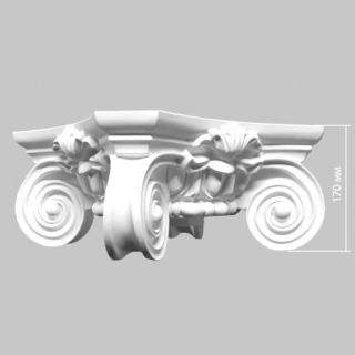 90018-2/1 капитель DECOMASTER-2 (360х360*170мм)