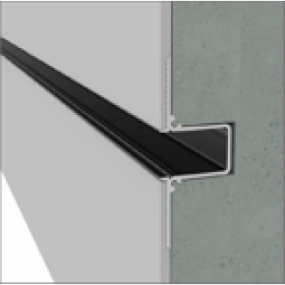 Разделитель для стен 2 000 - 6063 Т6 ЧЕРНЫЙ матовый