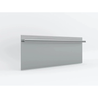 Скрытый плинтус LACONISTIQ STRONG усиленный, под подсветку, алюминиевый без покрытия (80х13,1х3000мм)