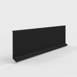 Плинтус алюминиевый LACONISTIQ Adhesive 60мм Черный матовый RAL9005. (60*10*2500мм)