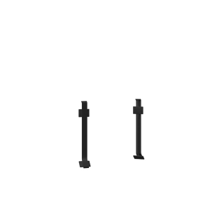 Соединитель алюминиевый LACONISTIQ Черный матовый 60мм