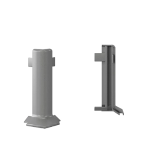 Угол наружный алюминиевый LACONISTIQ Серебристый анод. 60мм.