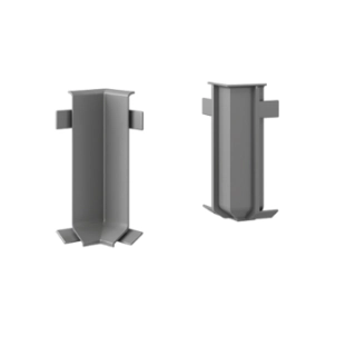 Угол внутренний алюминиевый LACONISTIQ Серебристый анод. 60мм.