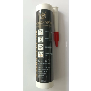 Клей-герметик белый Paolo Arte, 280 мл./12