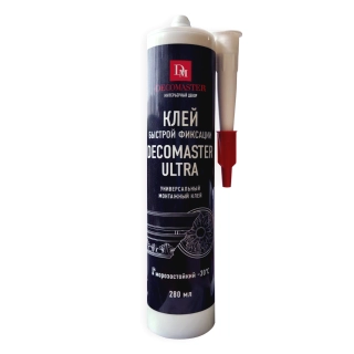 Клей-шпатлёвка Decomaster Ultra 280мл/12 шт