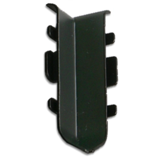 Угол внутренний алюминий, JD 22-60мм led Черный