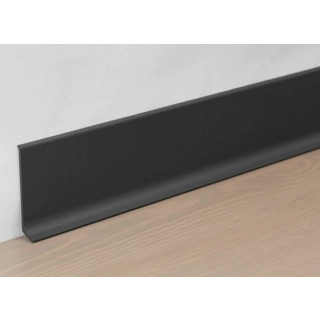 Плинтус 40 3 000 - 6063 Т6 RAL 9005 Глубокий черный МАТ