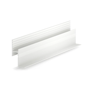 *Теневая рейка LACONISTIQ Multilevel (разноуровневая) белый муар (46.3*27.7*3000мм.) под подсветку