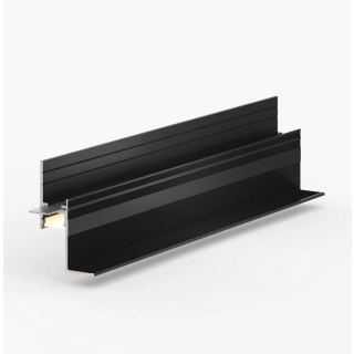 Теневая рейка LACONISTIQ Multilevel CLASSIC NEW (разноуровневая) Черный анодированный (46.5*28.7*3000мм.) под подсветку