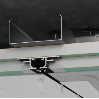 Теневой профиль потолочный для штор GARDINA, БЕЗ ПОКРЫТИЯ