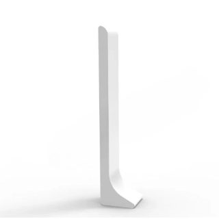 Торцевые заглушки для плинтуса 40 белый