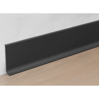 Плинтус 60 3 000 - 6063 Т6 RAL 9005 Глубокий черный Мат