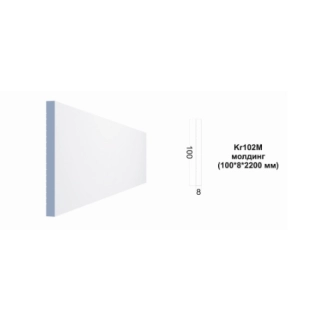 Kr102U молдинг (100*8*2200 мм)/32