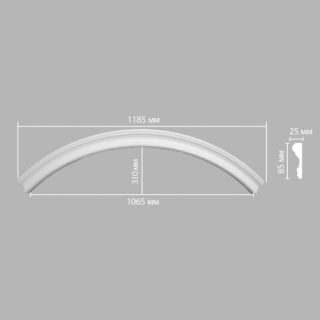 897174-150/14 радиус DECOMASTER-2 (835, 750 мм)
