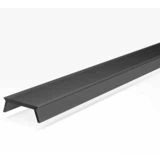 Рассеиватель для теневого профиля черный жесткий 3 метра LACONISTIQ